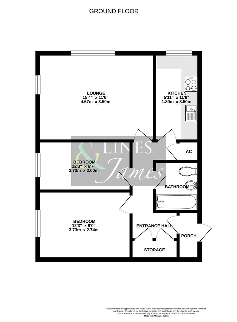 Floorplan for Comptons Court, Horsham